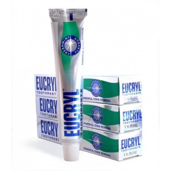 Kem Đánh Răng Làm Trắng Răng Hương Bạc Hà Eucryl Freshmint Toothpaste 62g