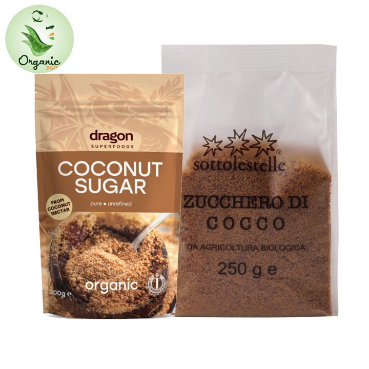 [2 loại] Đường dừa hữu cơ Sottolestelle/ Dragon Superfoods 250g