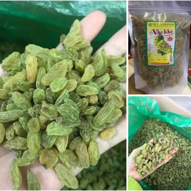 Nho khô xanh Ninh thuận bao ngon | nho khô | nho sấy khô