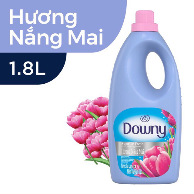 Nước xả vải downy chai 1.8l hương nắng mai