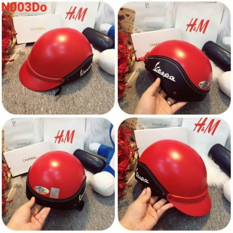 [HCM]Nón bảo hiểm Vespa đủ màu ( người lớn ) chất liệu nhựa ABS cao cấpSản Phẩm Chất Lượng Gian Hàng Uy Tín Giá Cả Cực Tốt Mua Ngay.