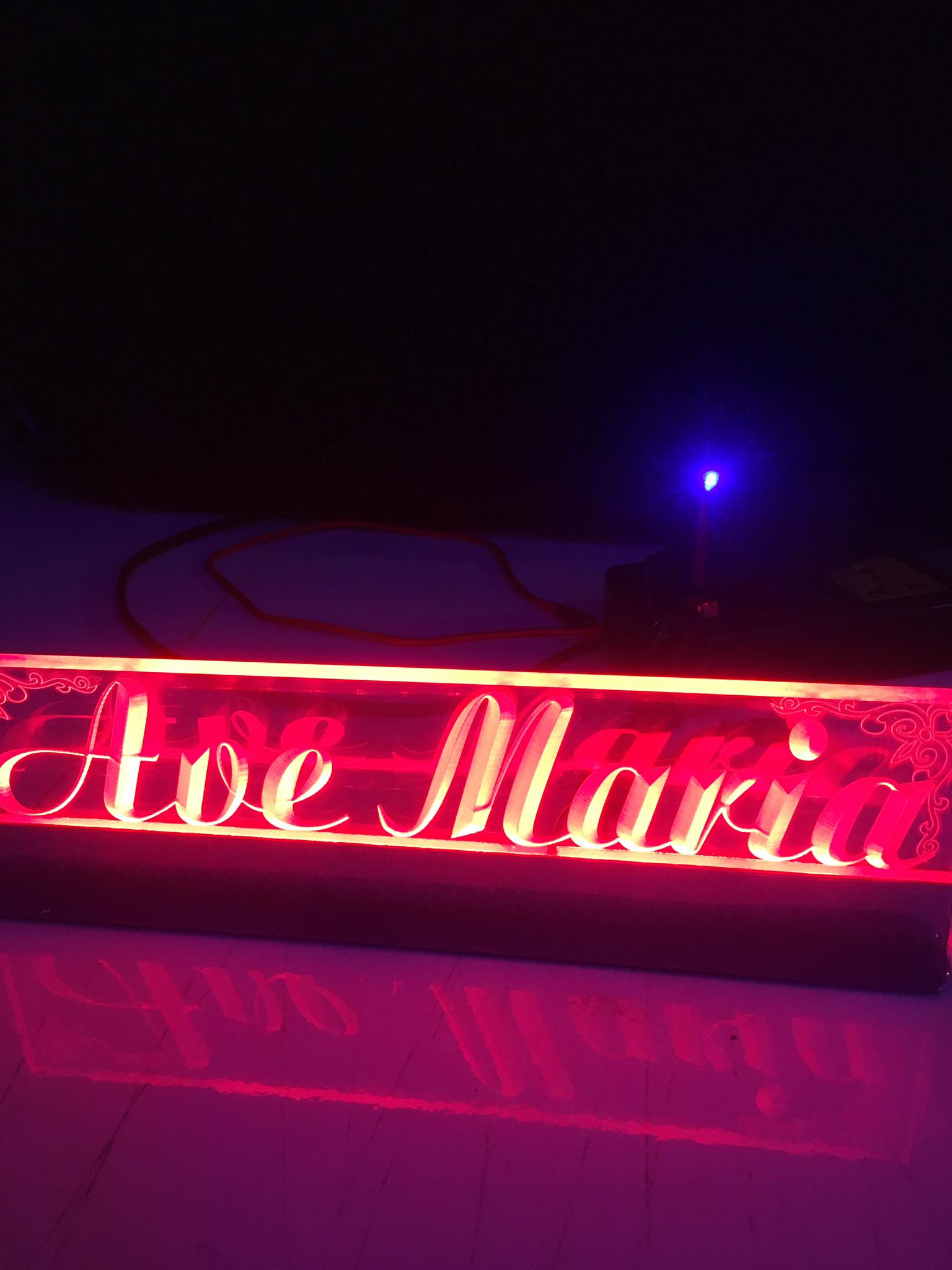 Tranh mica Ave Maria có kèm theo nguồn 12v