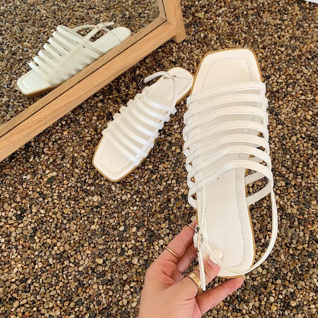 Dép sandal nữ nhiều quai quai ngang