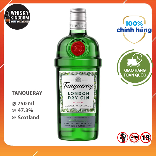 Gin TANQUERAY DRY GIN 750ML làm nguyên liệu pha chế