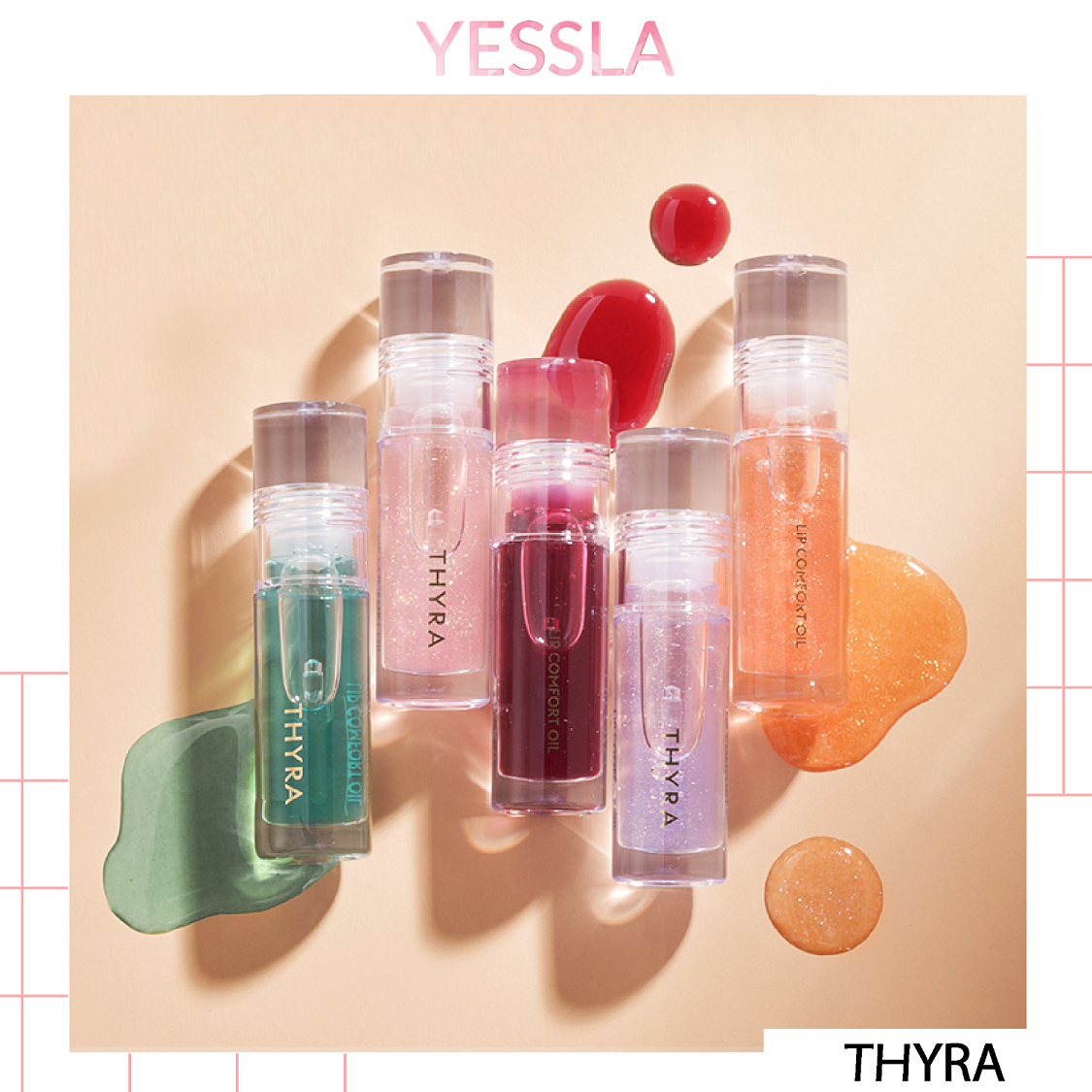 Thyra - Son bóng dưỡng ẩm mềm mịn môi