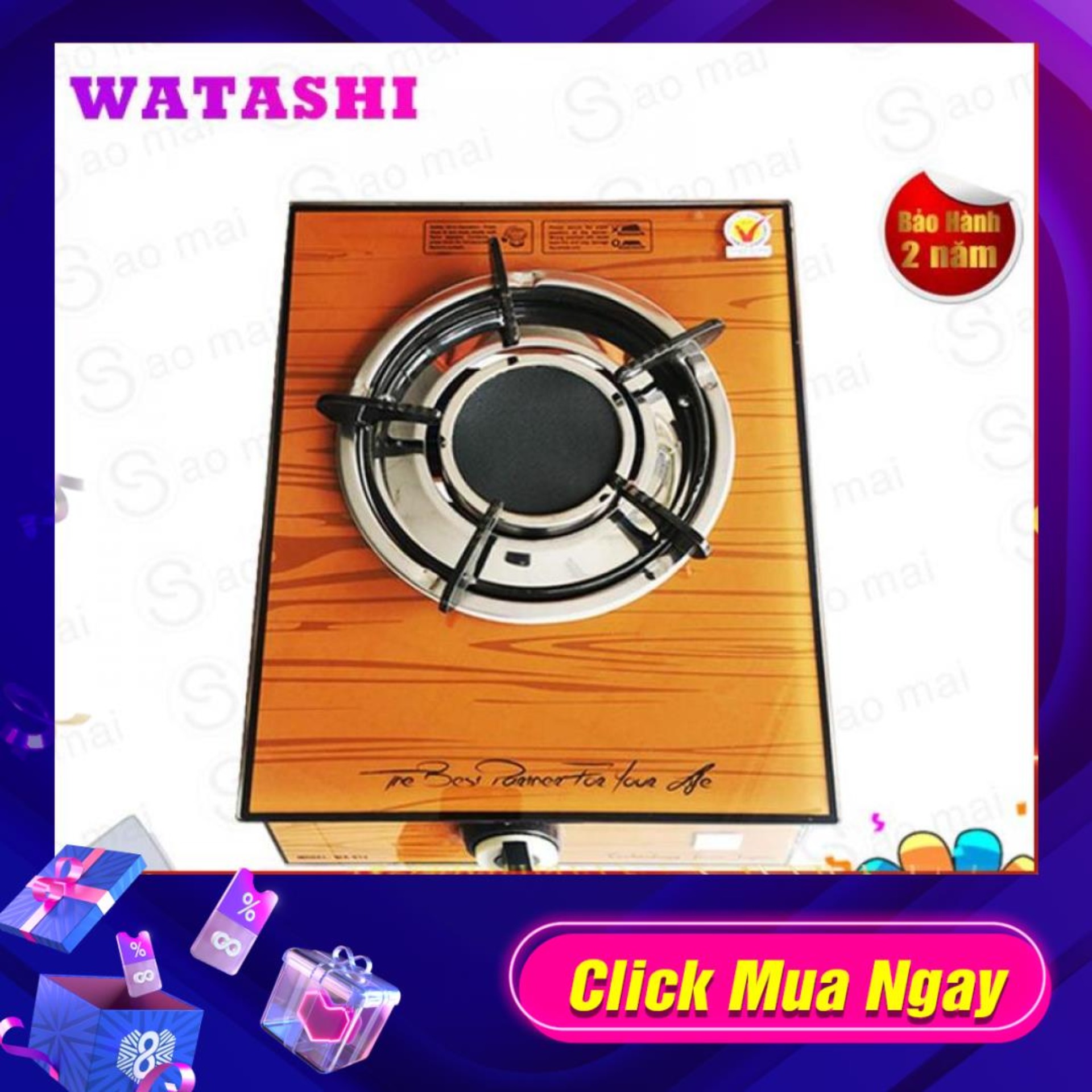 Bếp ga đơn hồng ngoại Watashi WA014
