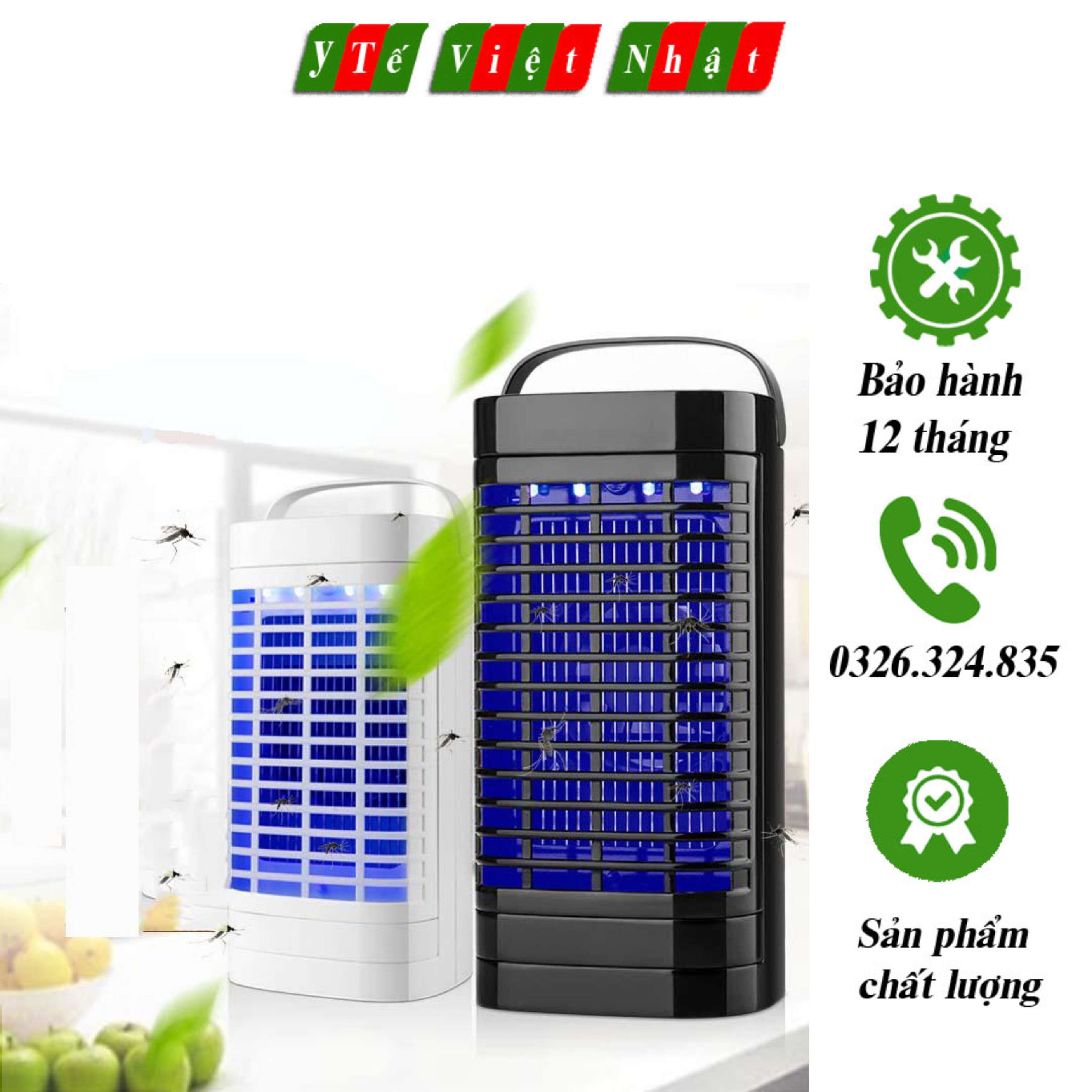Đèn bắt muỗi, diệt muỗi, máy hút muỗi chính hãng nhật bản