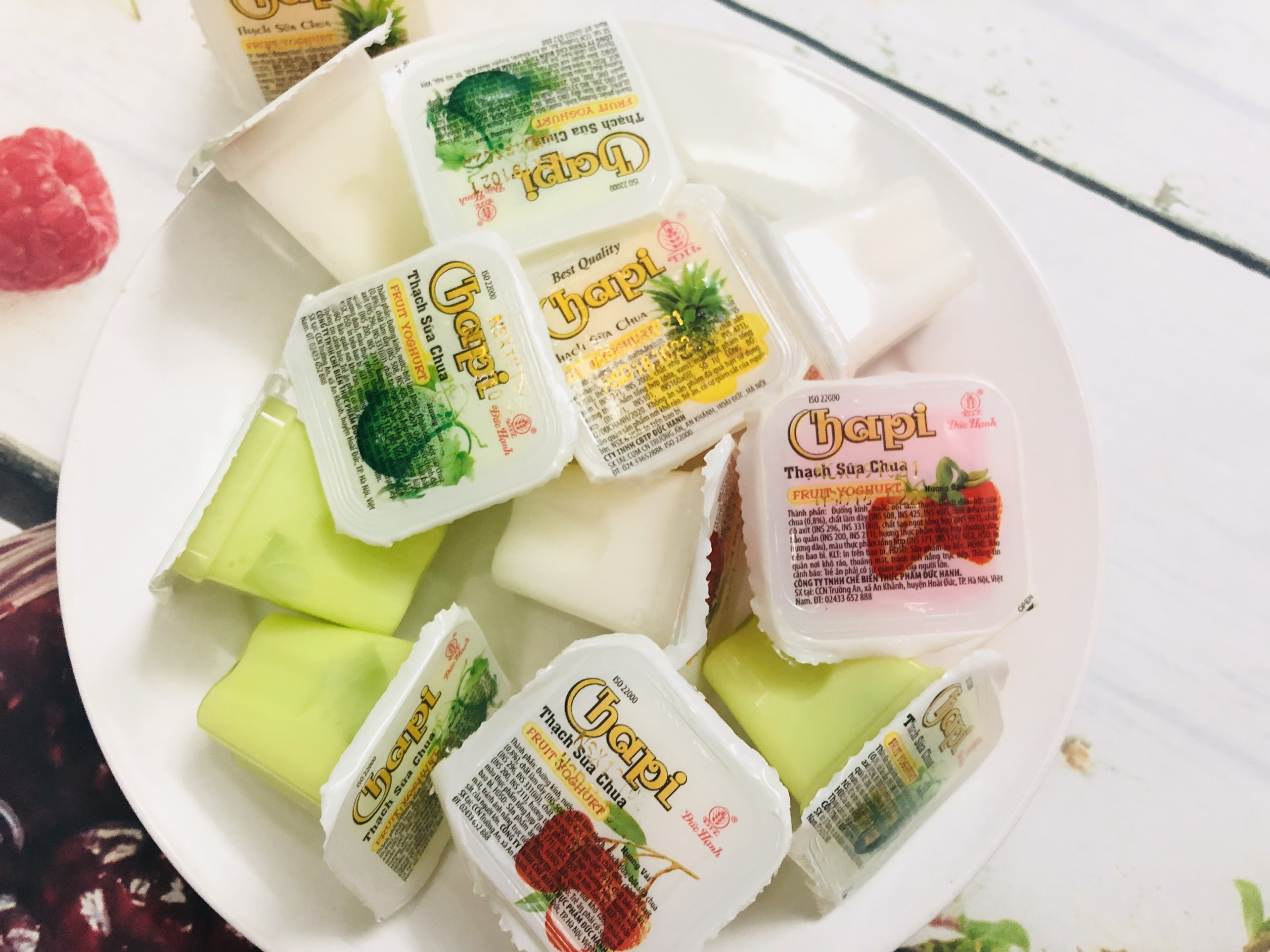 Gói 900g Thạch Sữa Chua Chapi hũ lớn thơm ngon_Monhi_Food