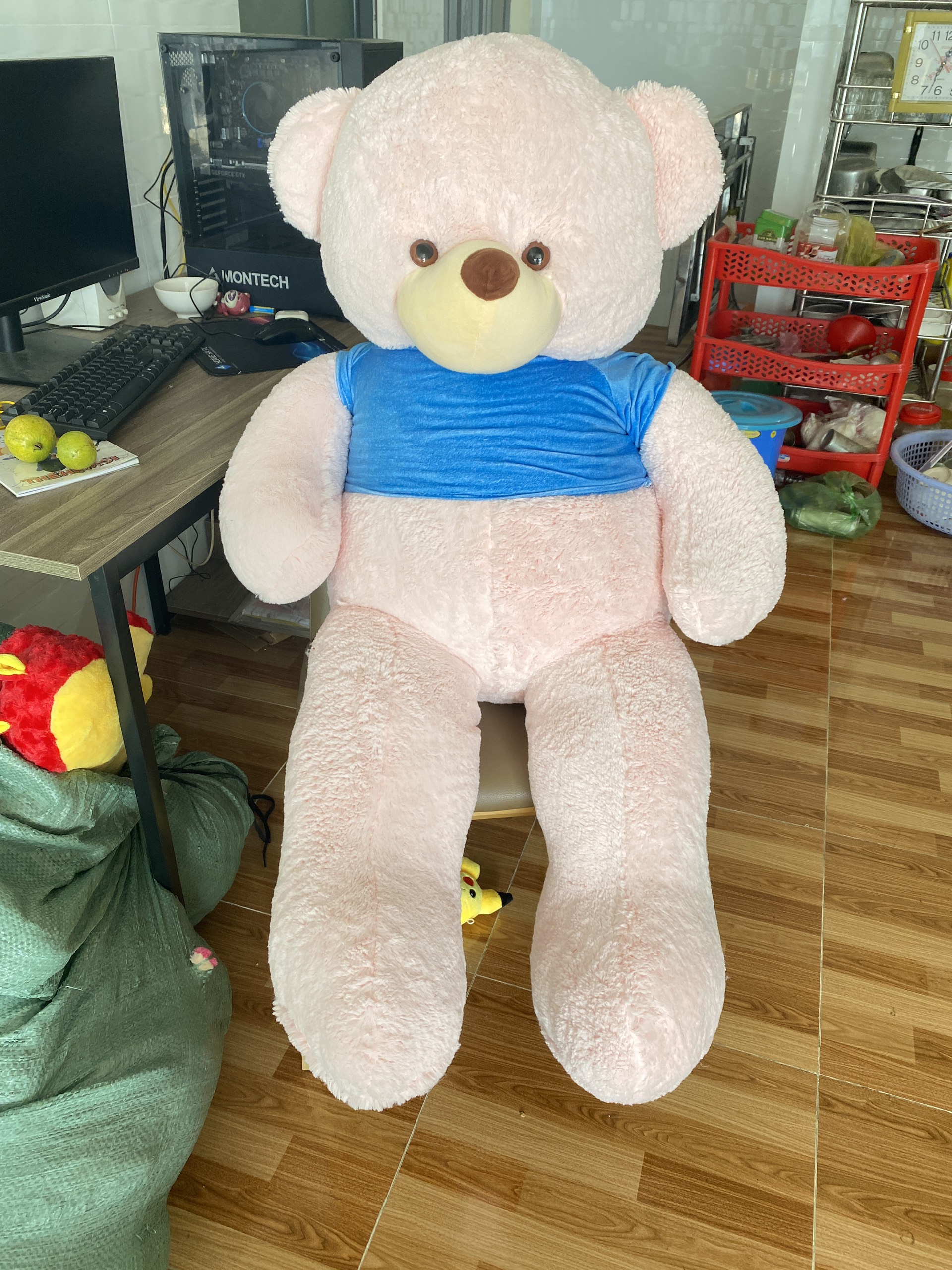 Gấu TEDDY nhồi bông mềm dễ thương cao 1m2