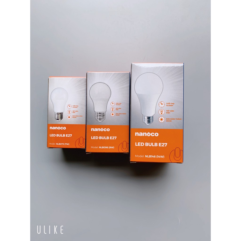 Bóng đèn led bulb e27 nanoco