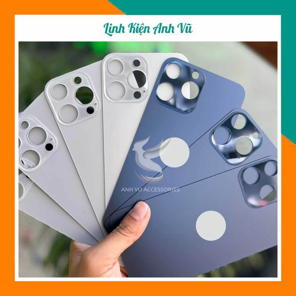 Kính lưng dành cho vỏ độ x/xr/xs/xsm/11 độ lên 15pro bản cam to đẹp chuẩn, ráp khít.