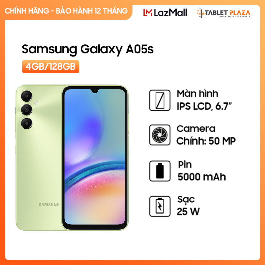 Điện thoại samsung galaxy a05s (4gb/128gb