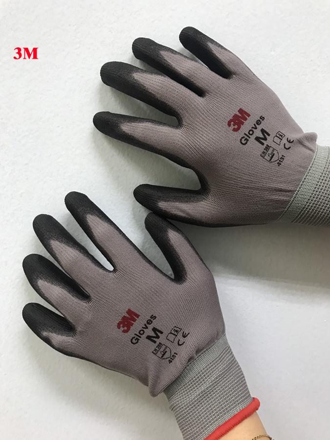 5 đôi găng tay chống cắt 1, size m, màu xám 3m