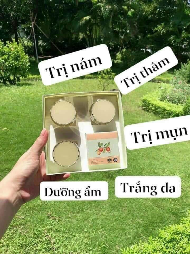 kem xóa nám mụn, trắng da thái lan đem tới làn da đẹp rạng ngời cho chị em phụ nữ combo 2 bộ