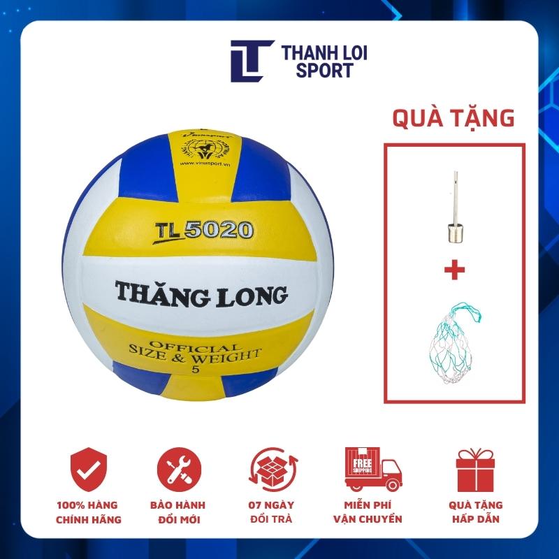 Quả bóng chuyền, banh bóng chuyền Thăng Long TL5020 chính hãng - Tặng kim bơm + túi lưới