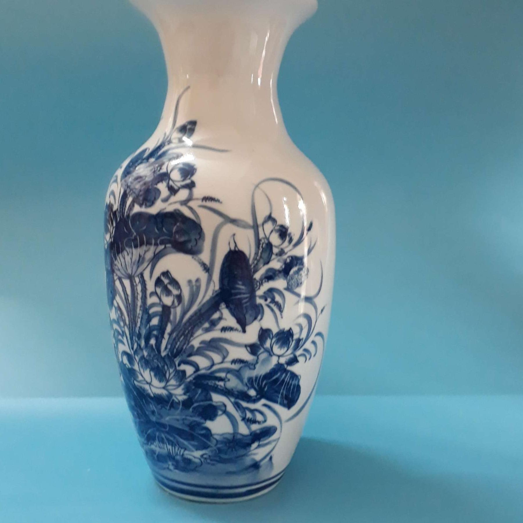 Lộc bình - Lọ hoa sứ Bát Tràng 58 cm