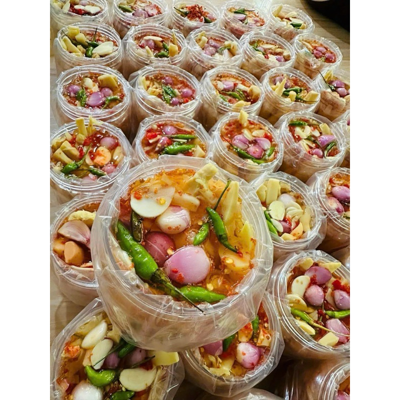KIM CHI MĂNG TỎI ỚT ( HÀNG LOẠI 1 SIÊU NHIỀU ) - hủ 700g