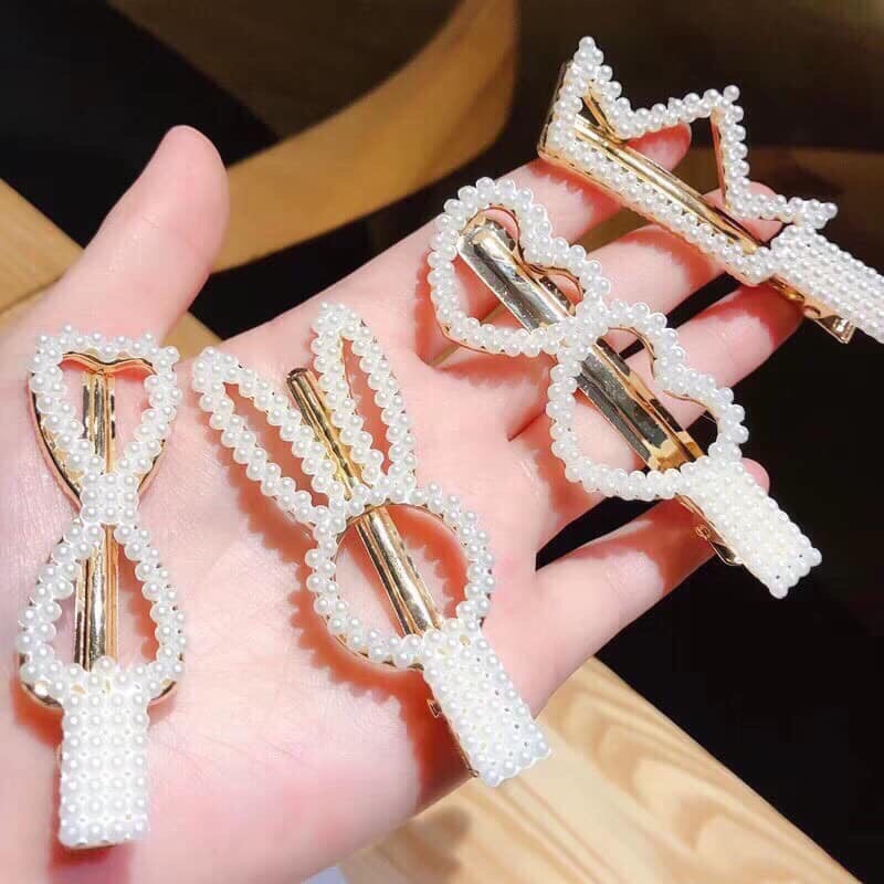 Kẹp tóc viên nhiều hình thỏ tim nơ vương miện xinh xắn, thiết kế sang trọng, hàng giống như hình ảnh và đảm bảo giá thấp hơn thị trường