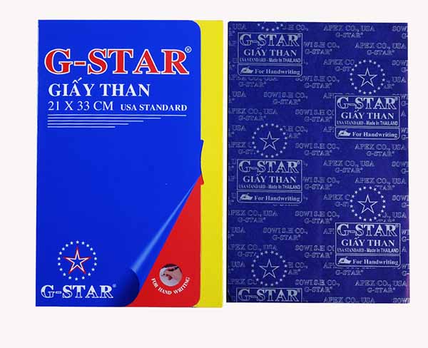 Combo 10 tờ giấy than xanh gstar
