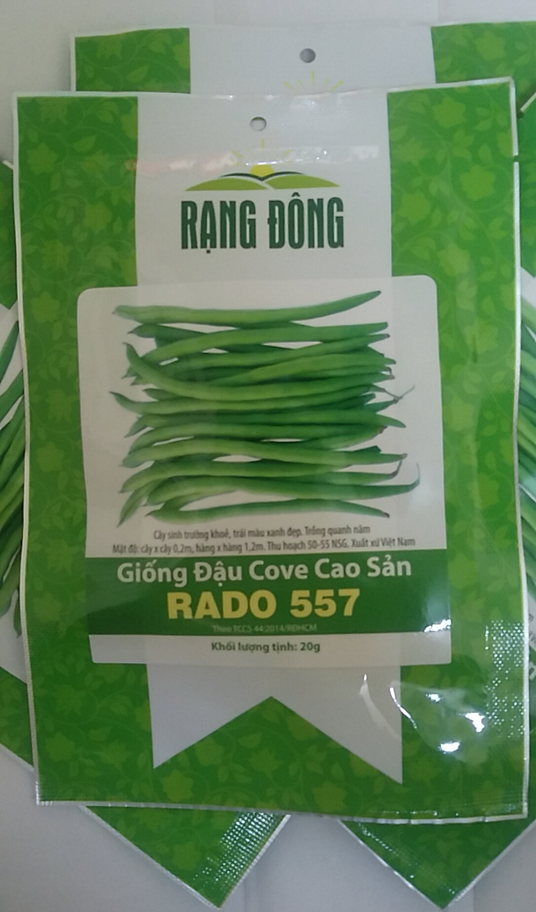 Hạt giống đậu cove cao sản 20g rd557