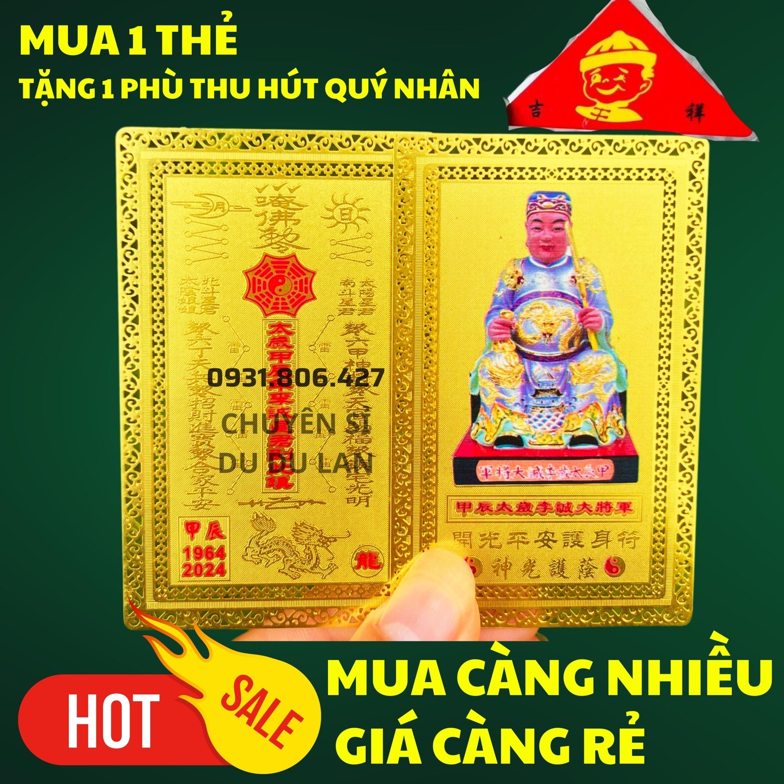 30 kim bài thái tuế 2024 - giải hạn xui tam tai thái tuế