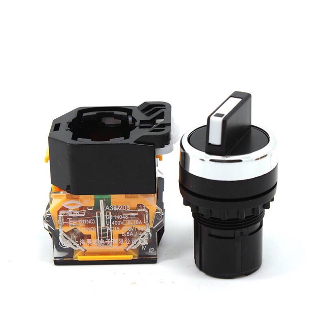 Công tắc xoay 2 vị trí LA39-X2 Chuyển mạch 2 vị trí 3 vị trí LA39-X3 phi 22