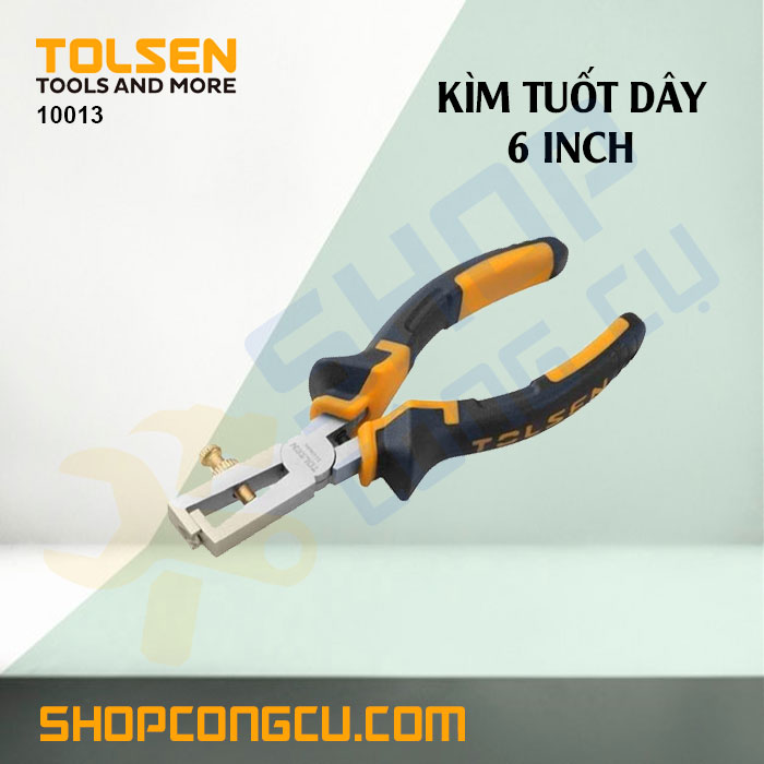 Kìm tuốt dây 6 inch tolsen 10013