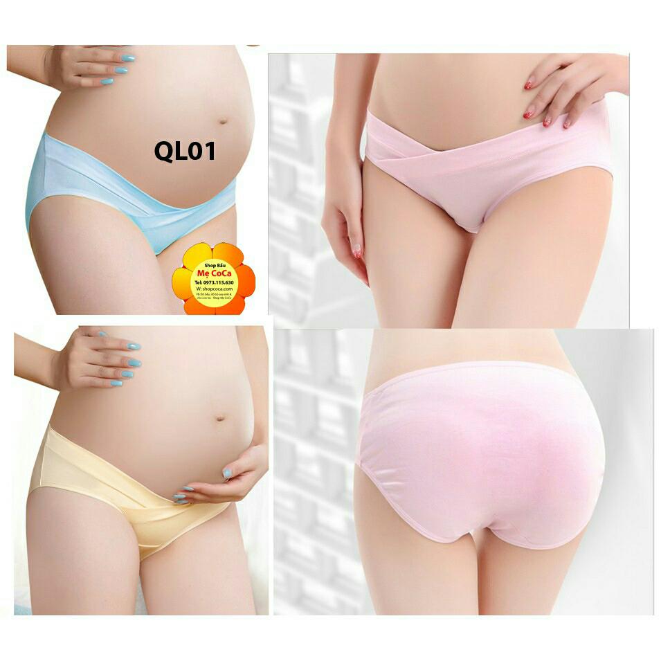 Quần lót bầu cạp chéo- chất cotton chỉ #13k/cái