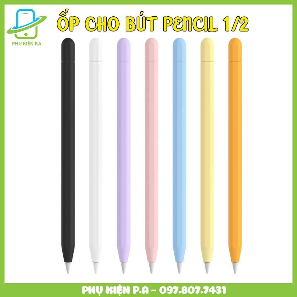 Ốp case silicon bảo vệ cho bút Apple Pencil 1 và Pencil 2
