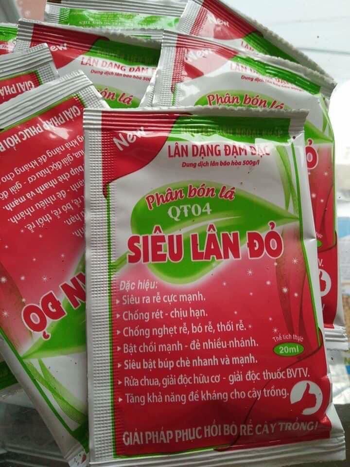 10 Gói Siêu Lân Đỏ Kích Rễ Cực Mạnh chính hãng chuyên dùng hoa Hồng hoa Lan