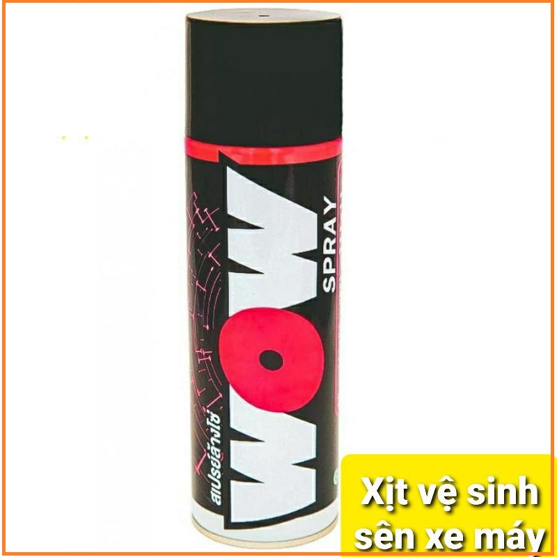 Chai vệ sinh sên wow spray, xịt vệ sinh sên wow , vệ sinh xích wow 600ml