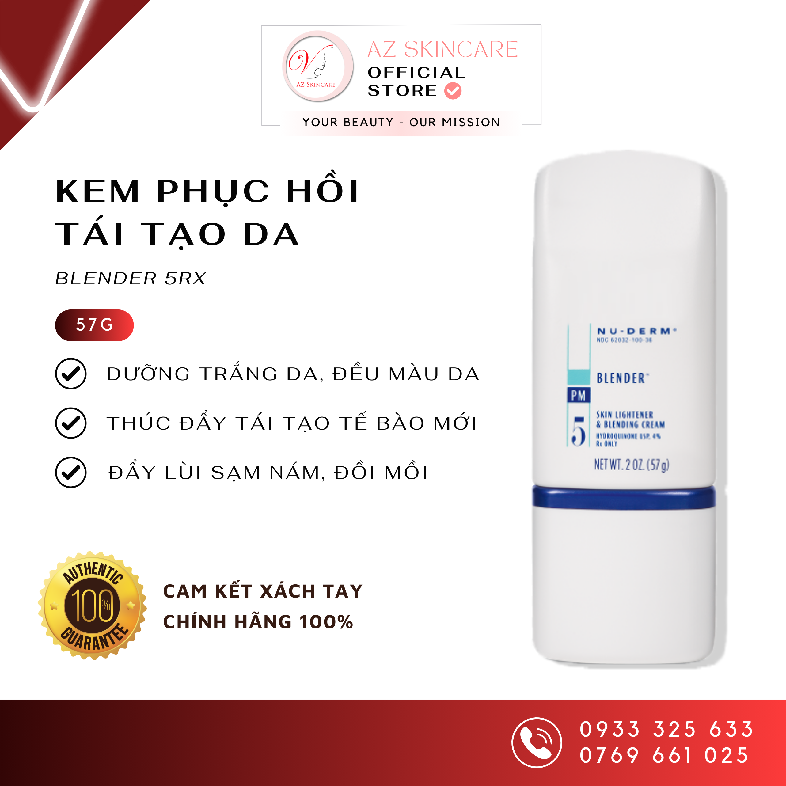 Kem dưỡng phục hồi da #5rx