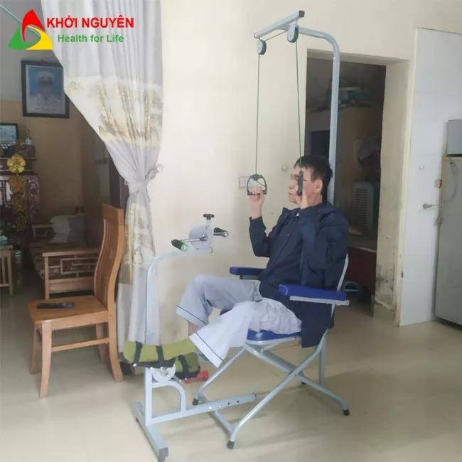 Ghế tập phục hồi chức năng 3 trong 1 cho người tai biến