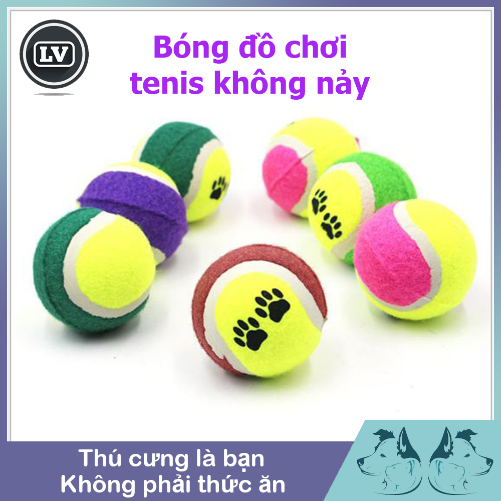 Bóng tenis đồ chơi cho chó mèo Phụ kiện Long Vũ