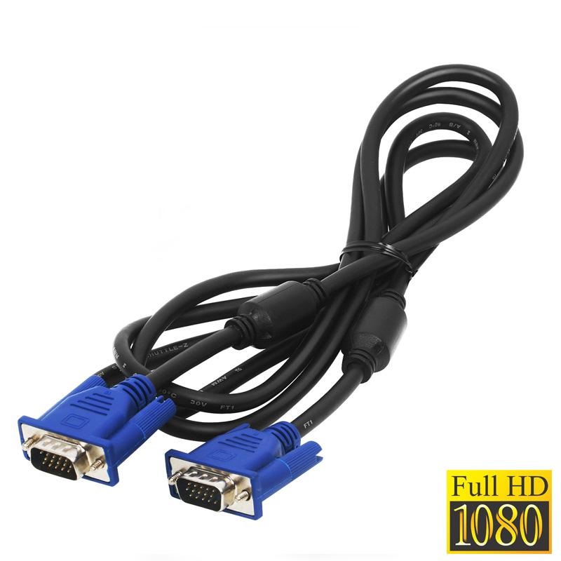 [HCM]COMBO 2 DÂY VGA 1.5M ZIN CHỐNG NHIỄU CAO CẤP CABLE VGA HÀNG CHUẨN DÂY CÁP CHO MÁY TÍNH MẪU MỚI BÁN CHẠY