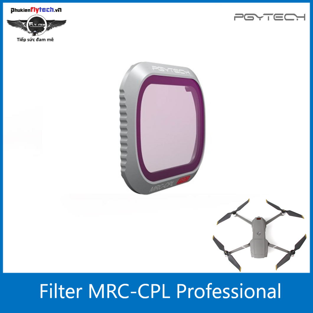 Lens filter mrc – cpl mavic 2 pro professional - pgytech - mrc-cpl lens filter for mavic 2 pro – pgytech - hàng chính hãng - tăng độ sắc nét của ảnh - mang lại những trải nghiệm mới thỏa mãn đam mê.