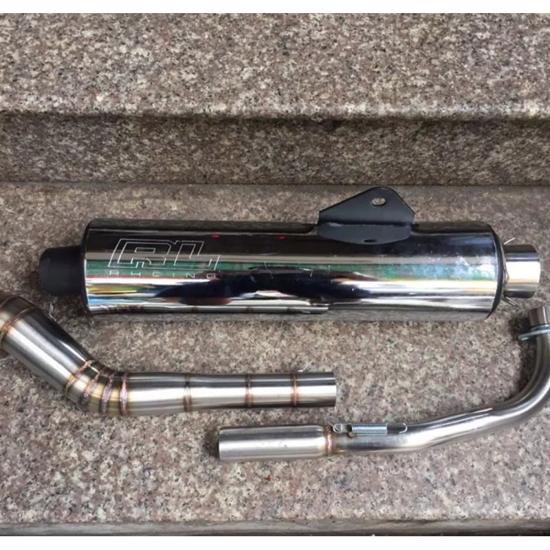 pô xe máy cbr redleo cổ cong 2 khúc cho  ex 135