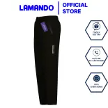 Quần Dài Thể Thao Nam Lamando Túi Khóa Kéo 2 Bên Chất Dù Thoáng Co Giãn Lưng Kèm Dây Rút
