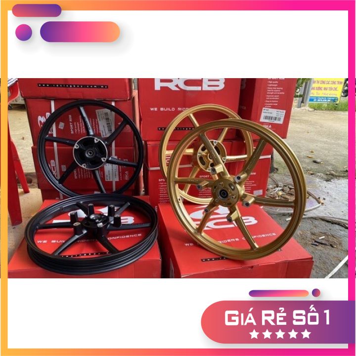Vành đúc, mâm rcb 6 cây bảng 1.85 - 2.5 dành cho winner v1, abs hàng chính hãng rcb