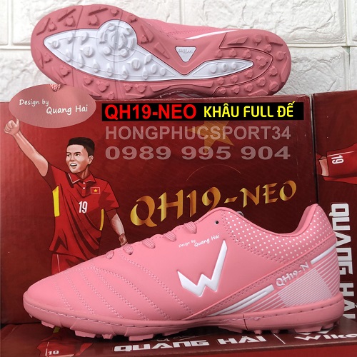 Giày Đá Bóng Qh19-Neo Quang Hải Đủ Màu [Tặng Tất dệt kim]