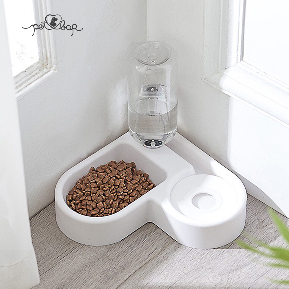 [Hoàn Tiền 10%] Bát ăn tự động - chén ăn tự động cho thú cưng, nắp có thể tháo rời, thuận tiện để bổ sung thực phẩm hoặc nước và vệ sinh