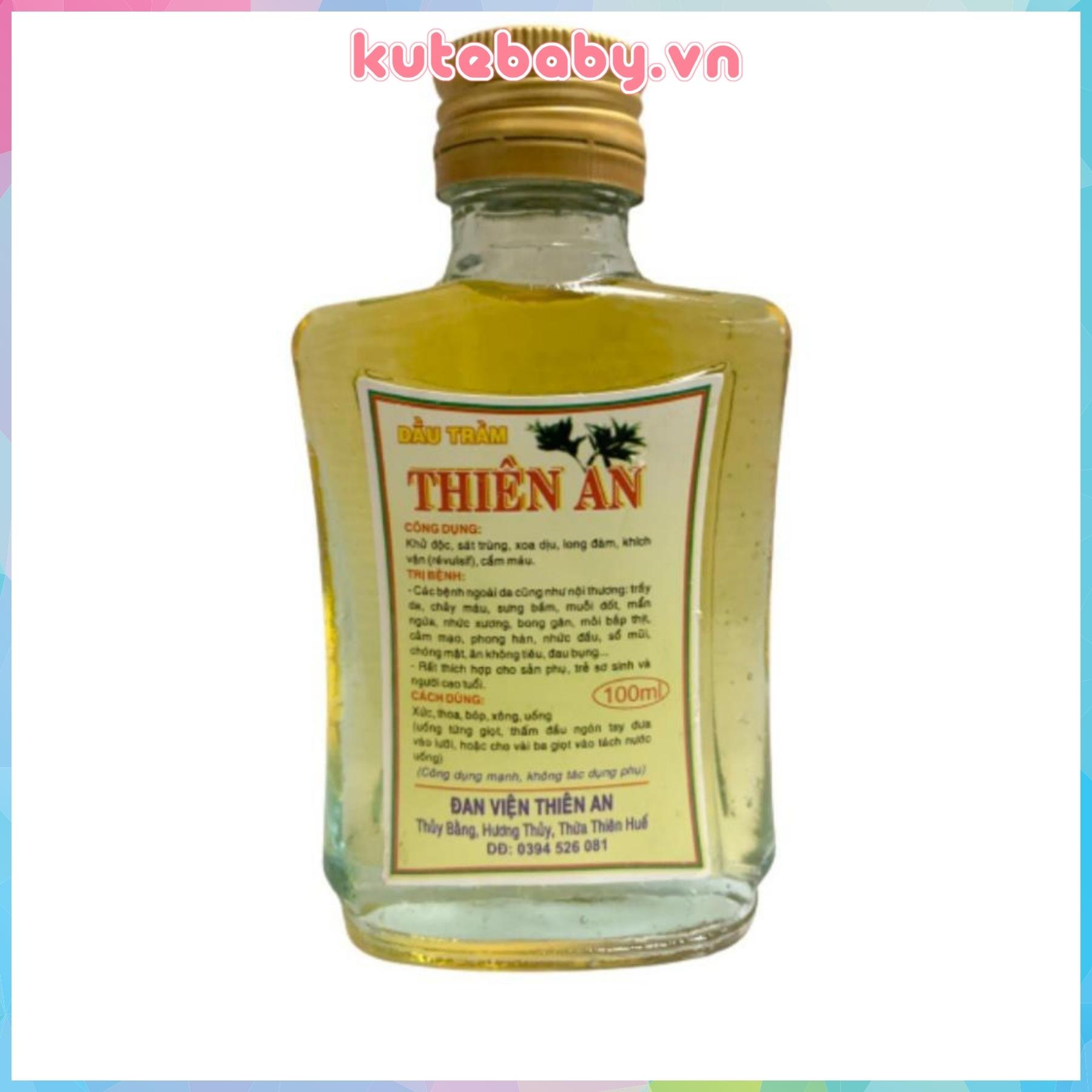 Dầu Tràm nguyên chất Đan Viện Thiên An Huế 40ml/100ml cho mẹ và bé