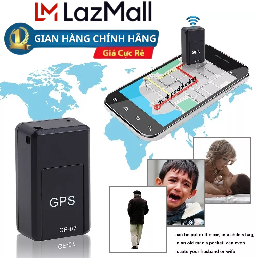 LazMall UY TÍN Định Vị Ghi Âm Nghe lén,n,n Chính Hãng ,Thiết Bị Định Vị Theo Dõi Thông Minh Nhỏ Gọn GPS GF-07 Định Vị Chính Xác Giám Sát Âm Thanh Bằng Điện Thoại. Ghi Lại Chức Năng Thoại. Thiết Bị Định Vị Chống Trộm Xe Máy, Ô Tô, Bảo Vệ Người Già, Trẻ Em