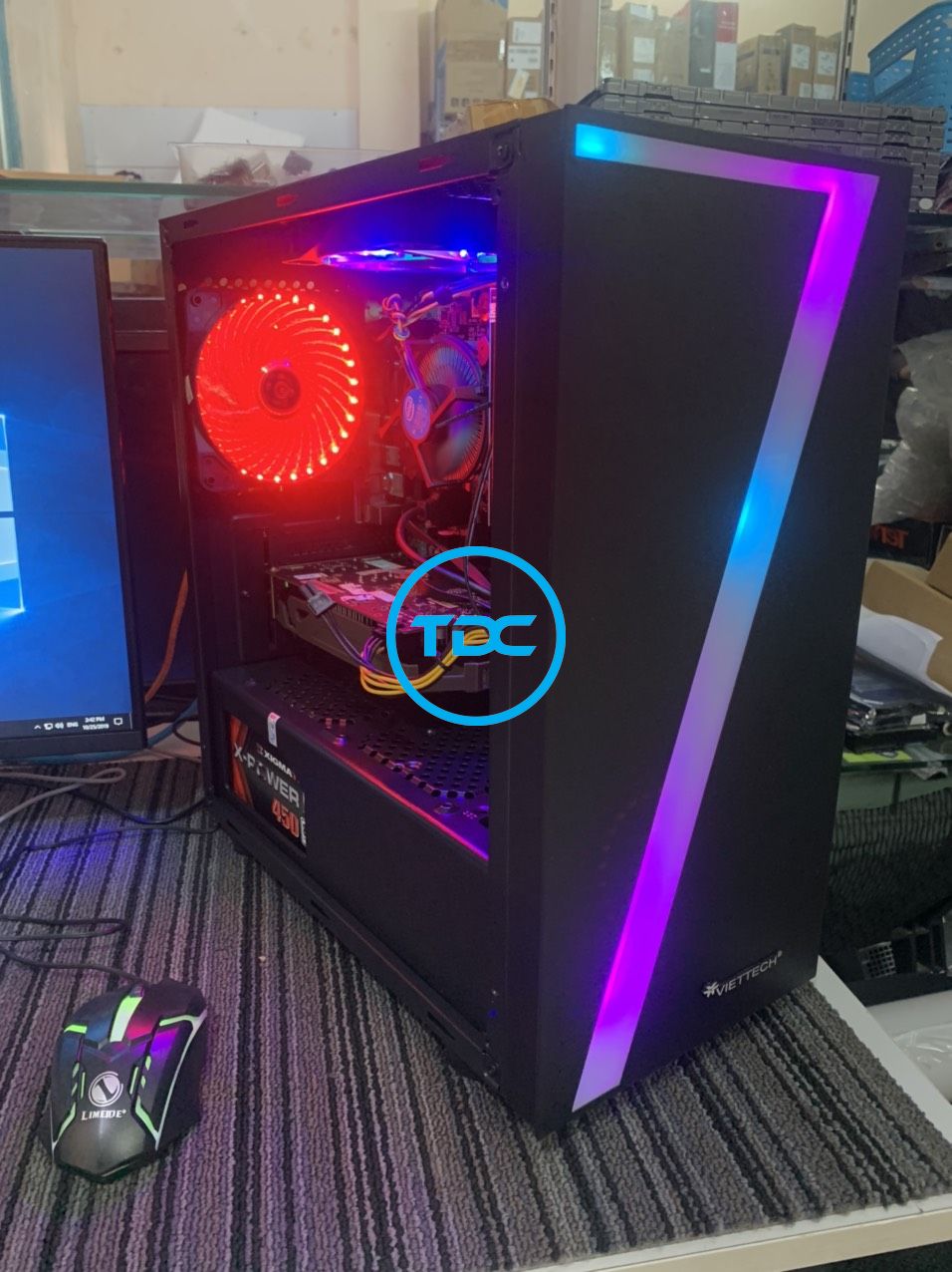 Thùng máy tính để bàn x7 cấu hình intel core i7 4770 ram 8gb ssd 240gb.bảo hành 12 tháng