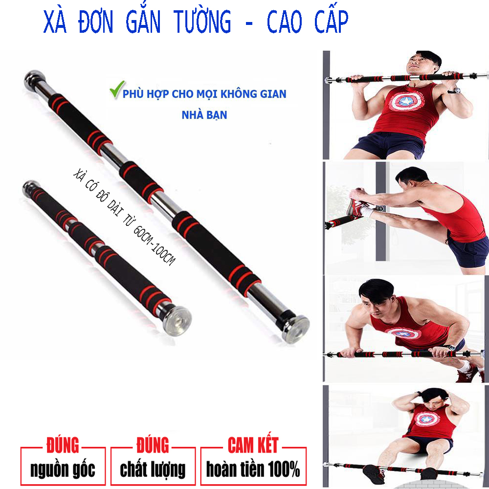 Xà đơn treo tường,xà đơn treo cửa,xà đơn gắn tường,xà đơn treo tường gắn cửa , chấti nox 304 không rỉ mút đẹp hít chắc chắn ,giảm giá cực sốc