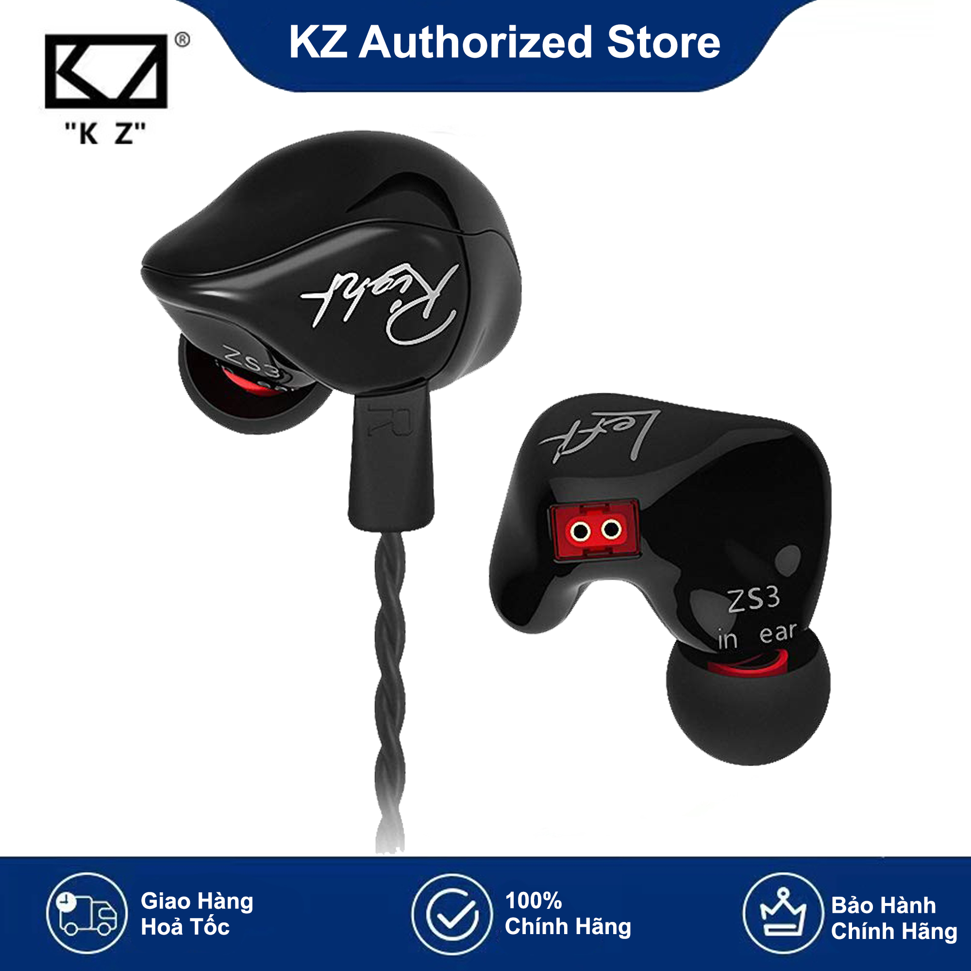 Tai nghe kz zs3 - có Micro