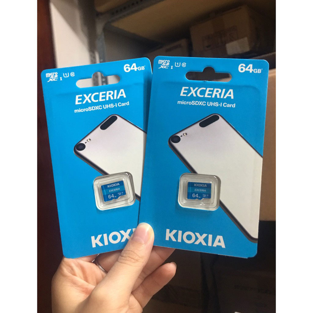 Thẻ nhớ microsdhc kioxia exceria 64gb uhs-i u1 100mb/s