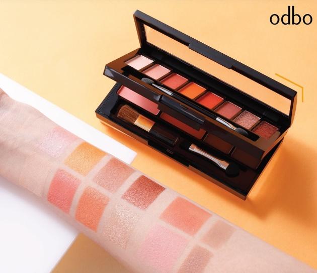 Set phấn mắt - mày - má hồng odbo makeup series no4