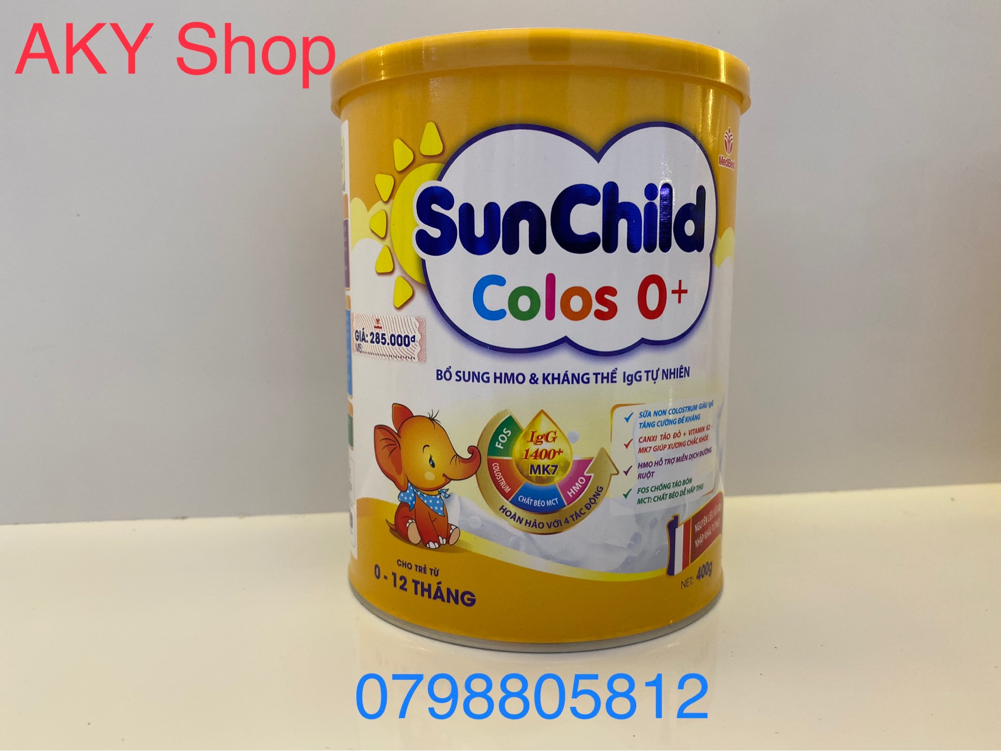 Sunchild colos 0+ từ 0-12 tháng tuổi