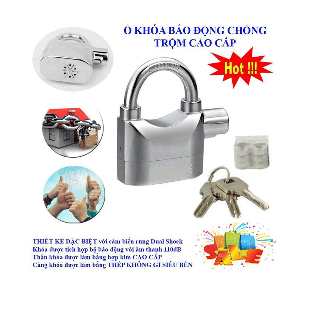 [HCM](HÀNG CHÍNH HÃNG)ổ khóa chống trộm báo động kinbarổ khóa báo động chống trộmổ khóa chống cắtKHÓA KINBA LOẠI 1 CHỐNG TRỘM KÊU TO-TEM BỘ CÔNG AN Bảo hành 24 tháng.